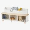 Meuble à Chaussures LIGNE PTILOU Blanc/bois - Vertbaudet -Vertbaudet Magasin meuble a chaussures ligne ptilou