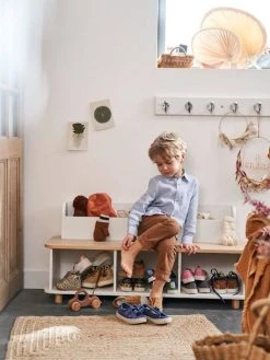 Meuble à Chaussures LIGNE PTILOU Blanc/bois - Vertbaudet 9 Meuble à Chaussures LIGNE PTILOU Blanc/bois - Vertbaudet -Vertbaudet Magasin meuble a chaussures ligne ptilou 3