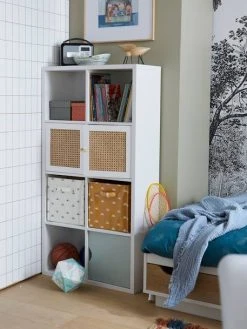 Meuble De Rangement 8 Cases Blanc - Vertbaudet -Vertbaudet Magasin meuble de rangement 8 cases 5