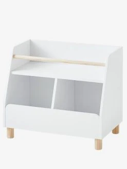 Meuble De Rangement Mixte étagère + Bacs LIGNE PTILOU Blanc/bois - Vertbaudet -Vertbaudet Magasin meuble de rangement mixte etagere bacs ligne ptilou 1