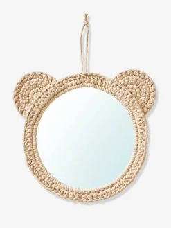 Miroir Ourson Tricot Beige - Vertbaudet