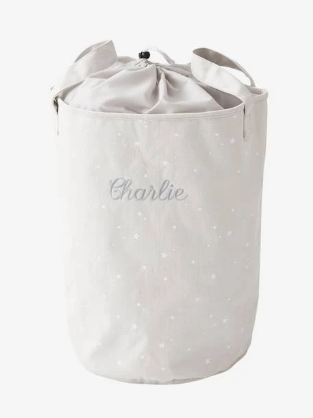 Panier à Linge Personnalisable Gris - Vertbaudet 3 Panier à Linge Personnalisable Gris - Vertbaudet