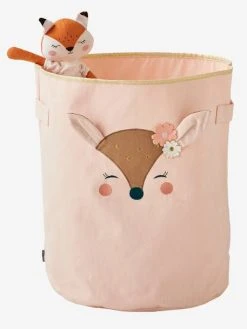 Panier De Rangement XL Biche Rose - Vertbaudet