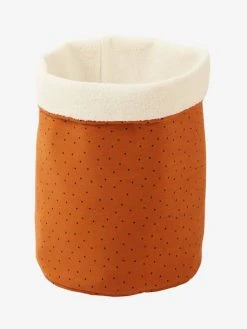 Panier Réversible Fausse Fourrure Bouclette Blanc/caramel Imprimé - Vertbaudet -Vertbaudet Magasin panier reversible fausse fourrure bouclette 4