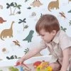 Papier Peint Dinosaures Sunny LILIPINSO Multicolore - Lilipinso