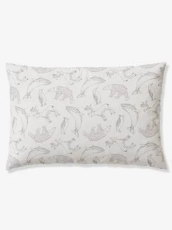 Parure Housse De Couette + Taie D'oreiller Enfant En Coton Bio* Ô MA BANQUISE Marine / écru - Vertbaudet -Vertbaudet Magasin parure housse de couette taie doreiller enfant en coton bio o ma banquise 3