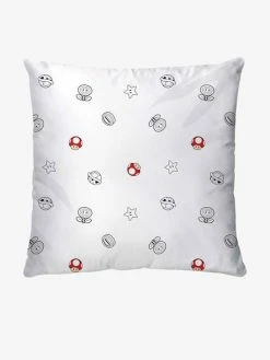 Parure Housse De Couette + Taie D'oreiller Enfant Mario® Blanc Animé - Super Mario -Vertbaudet Magasin parure housse de couette taie doreiller enfant mario 3