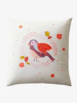 Parure Housse De Couette + Taie D'oreiller Enfant NORTH FOLK Oeko-Tex® Blanc Imprimé - Vertbaudet -Vertbaudet Magasin parure housse de couette taie doreiller enfant north folk oeko tex 3