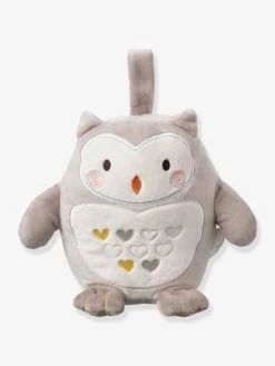 Peluche Aide Au Sommeil Rechargeable TOMMEE TIPPEE Ollie La Chouette Gris Clair/blanc - Tommee Tippee