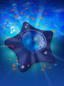 Peluche Veilleuse Projecteur Dynamique Calm Océan PABOBO Bleu - Pabobo -Vertbaudet Magasin peluche veilleuse projecteur dynamique calm ocean pabobo 2