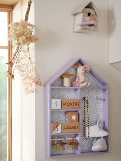 Porte Bijoux Maison Violet - Vertbaudet -Vertbaudet Magasin porte bijoux maison 2