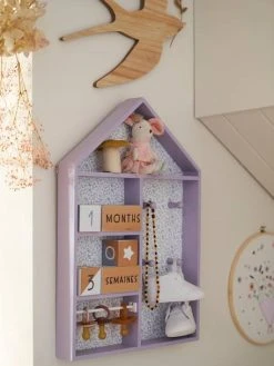 Porte Bijoux Maison Violet - Vertbaudet -Vertbaudet Magasin porte bijoux maison 3
