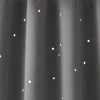 Rideau à œillets Occultant Et Motifs Perforés Gris Foncé / étoiles - Vertbaudet -Vertbaudet Magasin rideau a oeillets occultant et motifs perfores