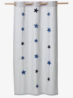 Rideau Tamisant Baroudeur Gris / étoiles - Vertbaudet -Vertbaudet Magasin rideau tamisant baroudeur 1