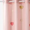 Rideau Tamisant Guirlande Coeurs Rose - Vertbaudet -Vertbaudet Magasin rideau tamisant guirlande coeurs