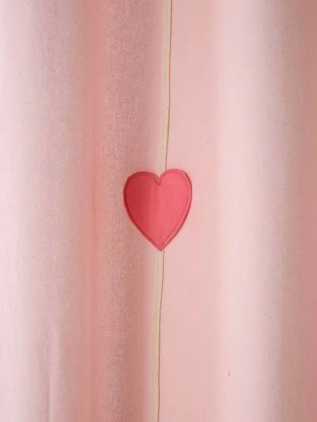 Rideau Tamisant Guirlande Coeurs Rose - Vertbaudet 5 Rideau Tamisant Guirlande Coeurs Rose - Vertbaudet – Image 3