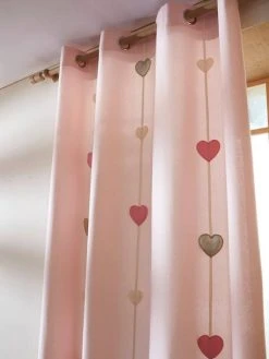 Rideau Tamisant Guirlande Coeurs Rose - Vertbaudet 9 Rideau Tamisant Guirlande Coeurs Rose - Vertbaudet -Vertbaudet Magasin rideau tamisant guirlande coeurs 3