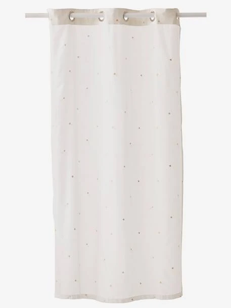Rideau Voilage Etoiles Filantes Ivoire/or - Vertbaudet 4 Rideau Voilage Etoiles Filantes Ivoire/or - Vertbaudet – Image 2