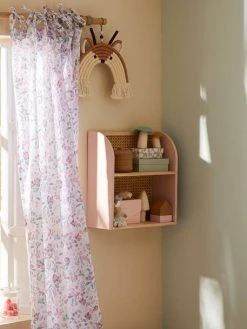 Rideau Voilage VICTORIA écru / Multicolore - Vertbaudet -Vertbaudet Magasin rideau voilage victoria 5