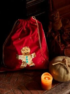 Sac à Jouet Pain D'épice Sequins Réversibles Rouge - Vertbaudet