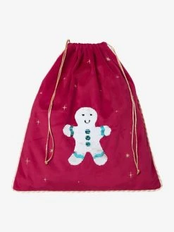 Sac à Jouet Pain D'épice Sequins Réversibles Rouge - Vertbaudet -Vertbaudet Magasin sac a jouet pain depice sequins reversibles 5