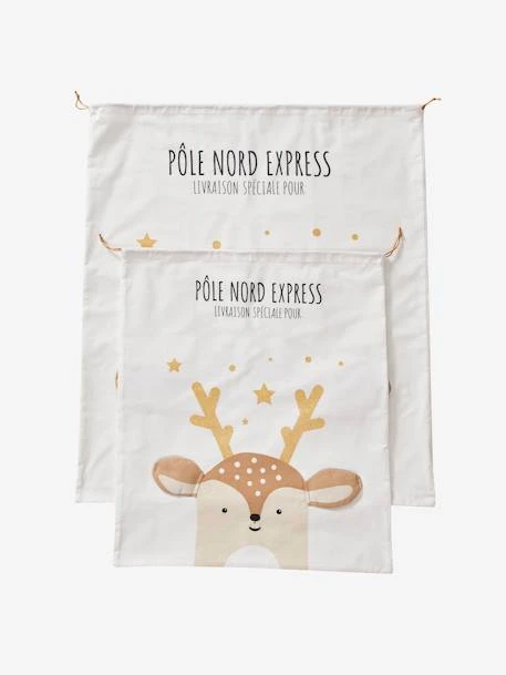 Sac à Jouets Personnalisable Renne Ecru - Vertbaudet 6 Sac à Jouets Personnalisable Renne Ecru - Vertbaudet – Image 4