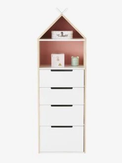 Semainier Fond Réversible Bleu Ou Rose LIGNE TIPILI Bleu Clair - Vertbaudet -Vertbaudet Magasin semainier fond reversible bleu ou rose ligne tipili 3