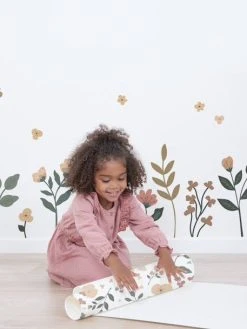 Stickers Feuilles Fleurs Bloem LILIPINSO Multicolore - Lilipinso -Vertbaudet Magasin stickers feuilles fleurs bloem lilipinso 1