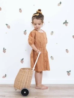 Stickers Fraises Louise LILIPINSO Rose Pâle - Lilipinso -Vertbaudet Magasin stickers fraises louise lilipinso 1