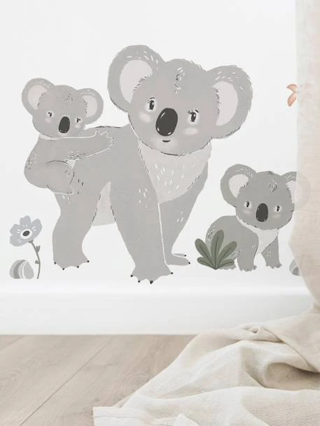 Stickers Géants Branche Koala Lilydale LILIPINSO Gris - Lilipinso 4 Stickers Géants Branche Koala Lilydale LILIPINSO Gris - Lilipinso – Image 2