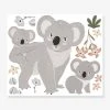 Stickers Géants Branche Koala Lilydale LILIPINSO Gris - Lilipinso -Vertbaudet Magasin stickers geants branche koala lilydale lilipinso
