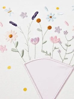 Tambour Brodé DOUCE PROVENCE Marron - Vertbaudet -Vertbaudet Magasin tambour brode douce provence 3