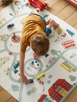 Tapis Circuit Joliville Ivoire - Vertbaudet -Vertbaudet Magasin tapis circuit joliville 3