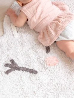 Tapis Coton Lavable Nuage Happy Cloud LORENA CANALS Gris - Lorena Canals -Vertbaudet Magasin tapis coton lavable nuage happy cloud lorena canals 2