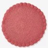 Tapis Crochet Vieux Rose - Vertbaudet -Vertbaudet Magasin tapis crochet