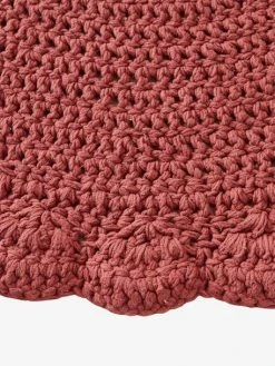 Tapis Crochet Vieux Rose - Vertbaudet -Vertbaudet Magasin tapis crochet 3