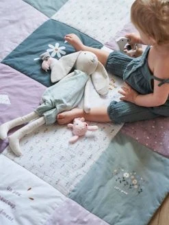 Tapis De Sol Patchwork DOUCE PROVENCE Parme / Multicolore - Vertbaudet -Vertbaudet Magasin tapis de sol patchwork douce provence 2