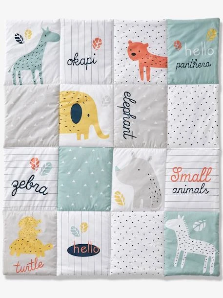 Tapis De Sol Patchwork Jungle Baby Multicolore - Vertbaudet 3 Tapis De Sol Patchwork Jungle Baby Multicolore - Vertbaudet