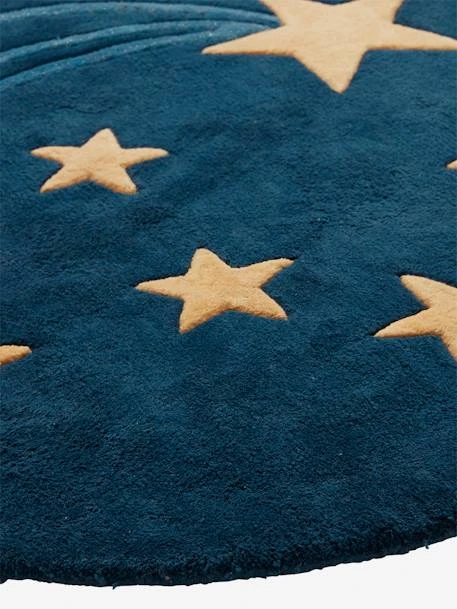 Tapis Rond Tufté Ciel étoilé Bleu - Vertbaudet 5 Tapis Rond Tufté Ciel étoilé Bleu - Vertbaudet – Image 3
