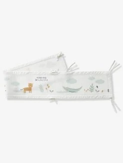 Tour De Lit Respirant WILDLIFE écru / Multicolore - Vertbaudet -Vertbaudet Magasin tour de lit respirant wildlife 2